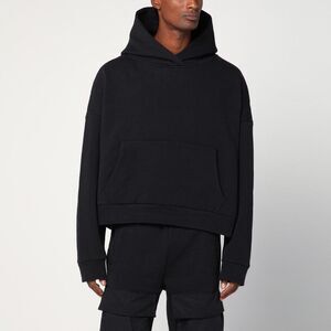 Entire Studios Black Hoodie In Cotton Men